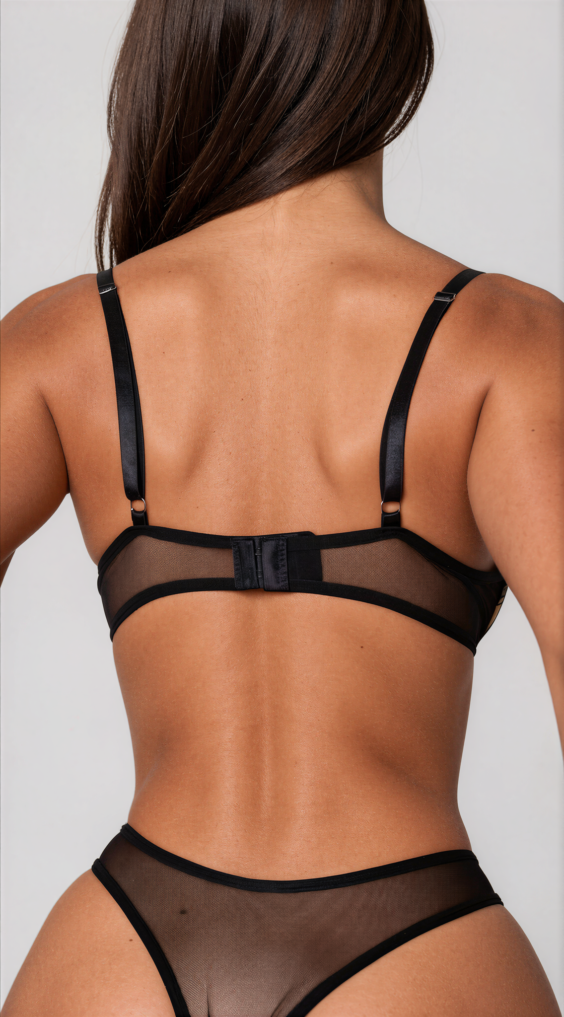 Fleur Dessous-Set mit Blumenstickerei