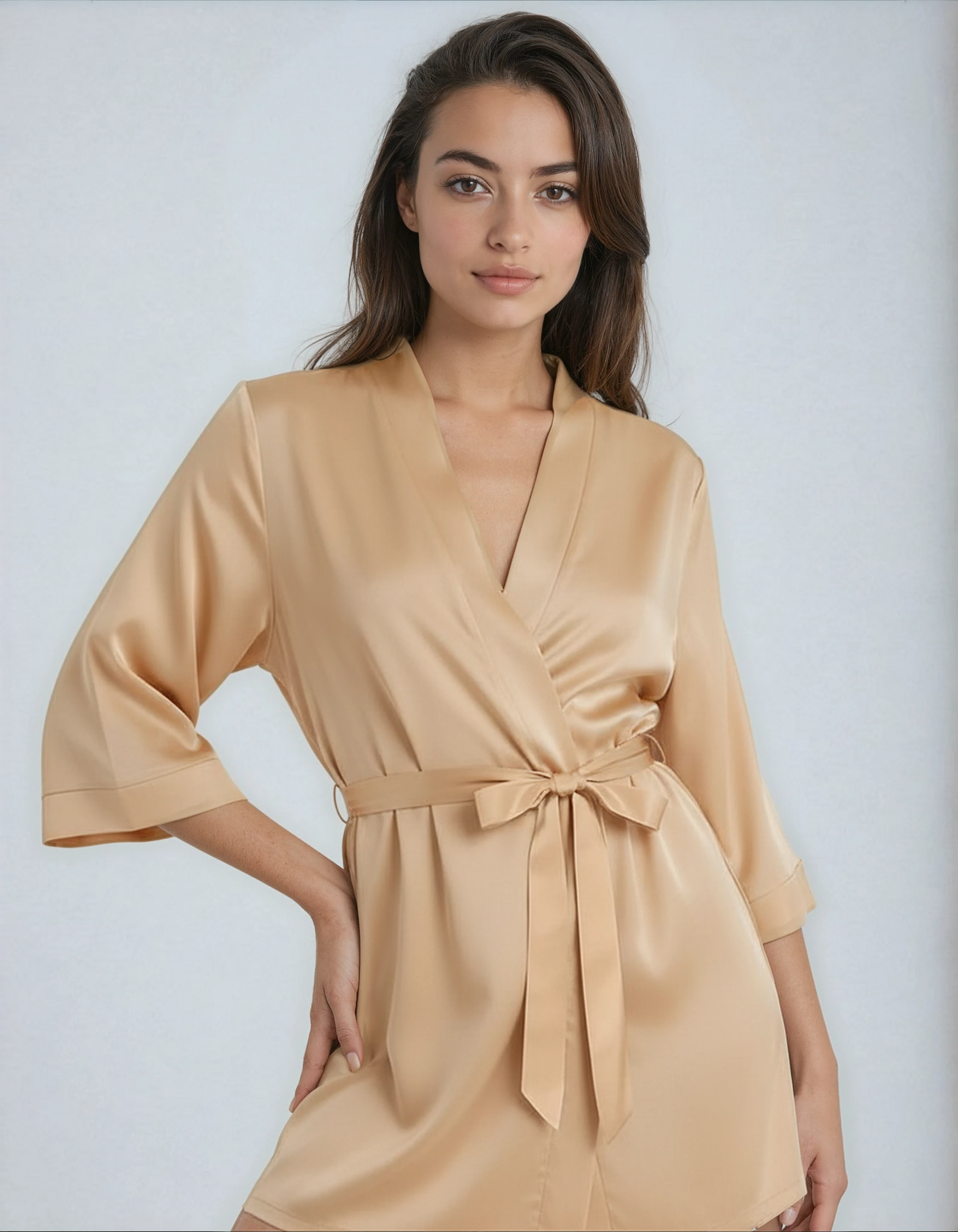 Comfit® – Luxuriöser Satin-Kimono