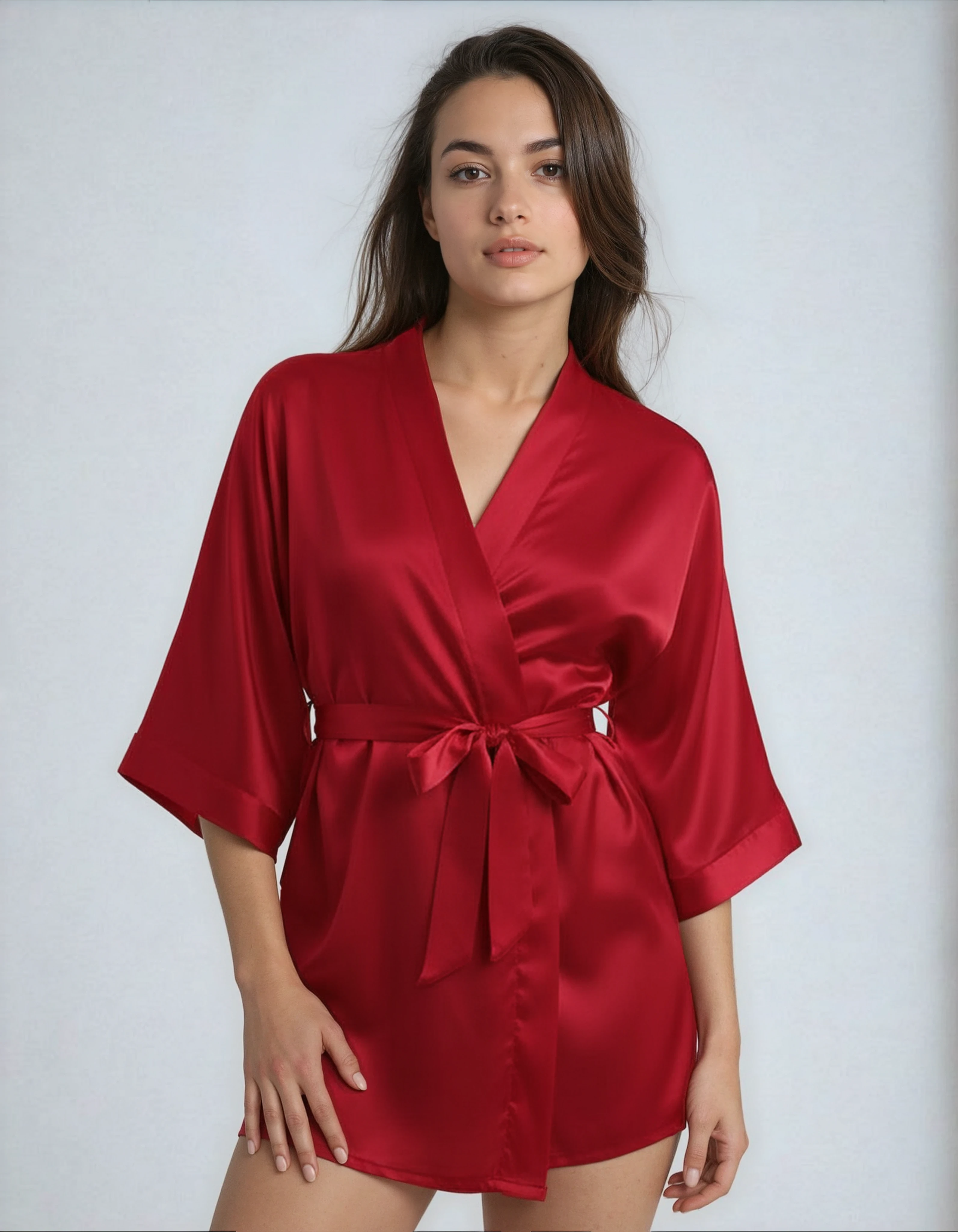 Comfit® – Luxuriöser Satin-Kimono