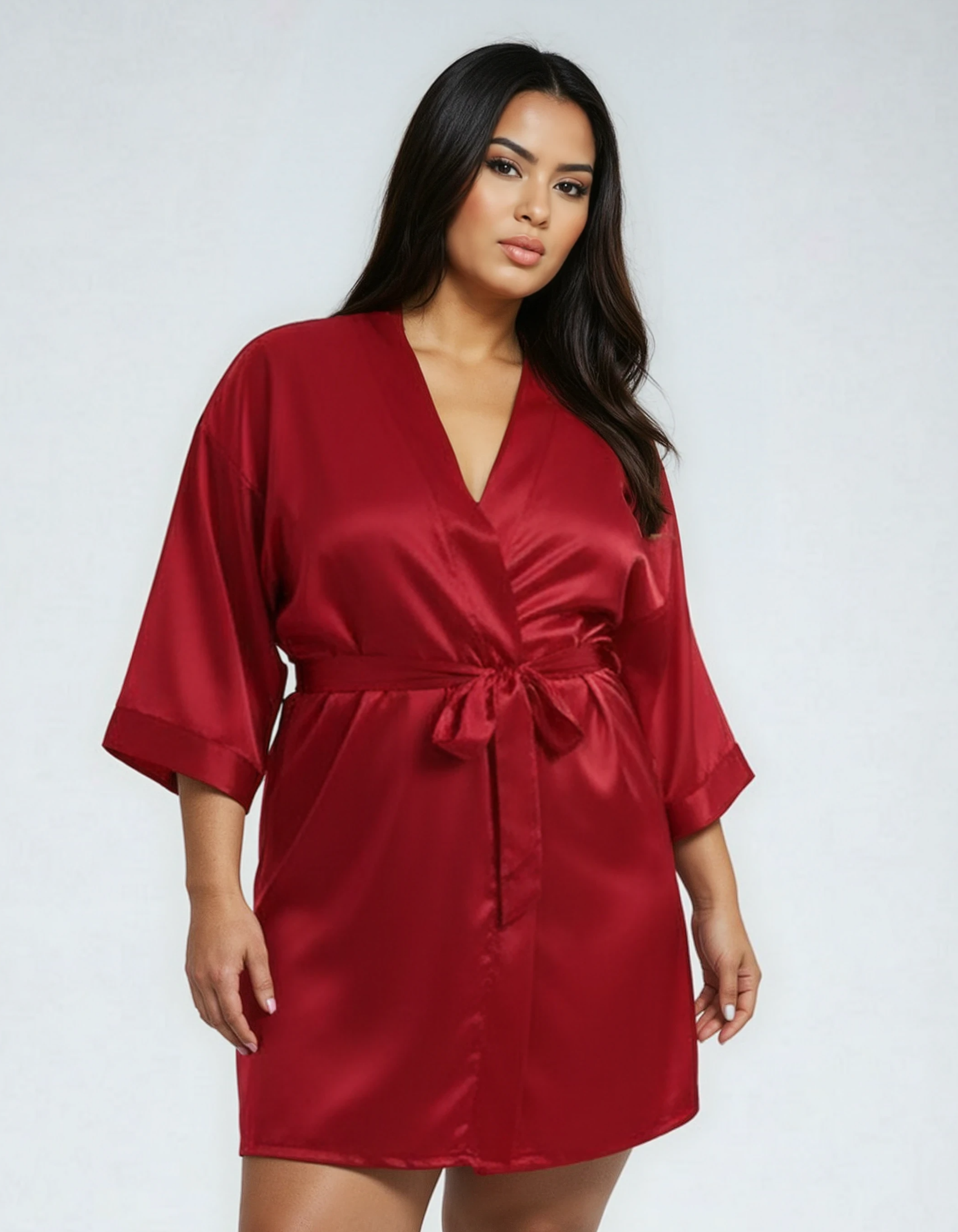 Comfit® – Luxuriöser Satin-Kimono